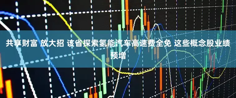 共享财富 放大招 该省探索氢能汽车高速费全免 这些概念股业绩预增